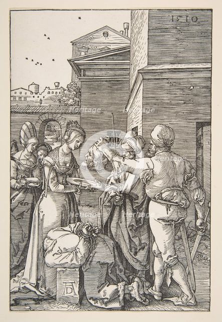 The Beheading of Saint John the Baptist, 1510. Creator: Albrecht Durer.