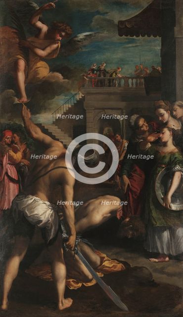 The Beheading of Saint John the Baptist, 1603-1604. Creator: Scarsellino (Scarsella), Ippolito (1551-1620).