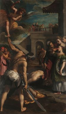 The Beheading of Saint John the Baptist, 1603-1604. Creator: Scarsellino (Scarsella), Ippolito (1551-1620)