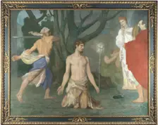 The Beheading of Saint John the Baptist, c. 1869. Artist: Puvis de Chavannes, Pierre Cécil (1824-1898)