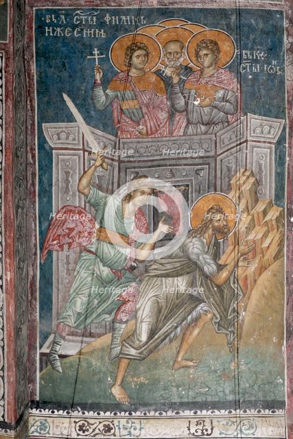 The Beheading of Saint John the Baptist, ca 1350. Artist: Anonymous  