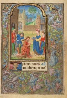 The Beheading of Saint John the Baptist; Prayer Book of Charles the Bold, 1469. Creator: Lieven van Lathem