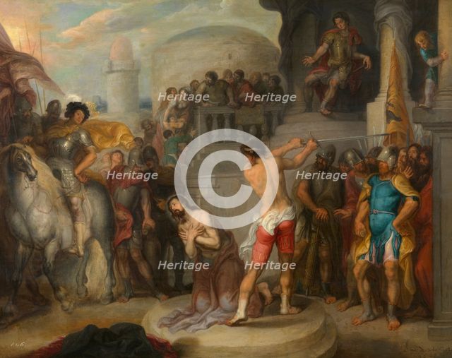 The Beheading of Saint Paul, 1648. Creator: Simon de Vos.
