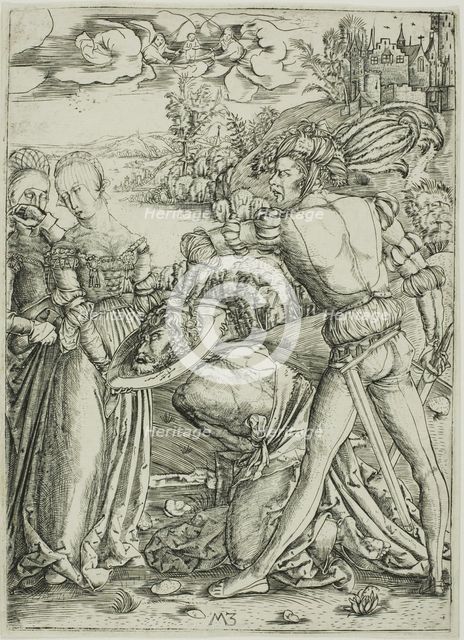 The Beheading of St. John the Baptist, c. 1500. Creator: Master MZ.