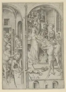 The Beheading of St. John the Baptist. Creator: Israhel van Meckenem