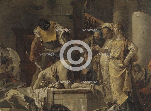 The Beheading of St John the Baptist, early-mid 18th century. Creator: Giovanni Battista Tiepolo.