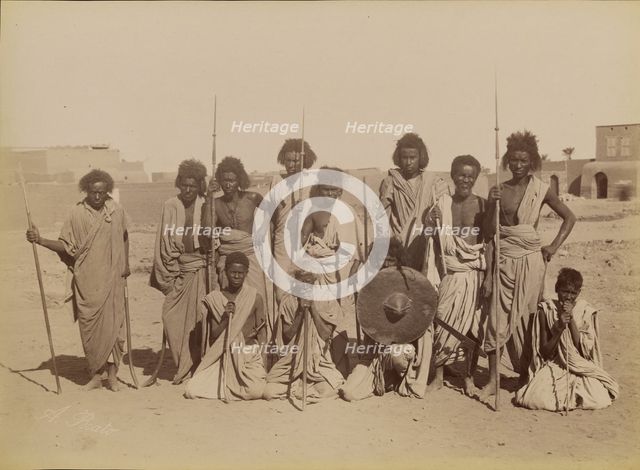 The Beherians / Les Bieharins, 1880-1889. Creator: Antonio Beato.