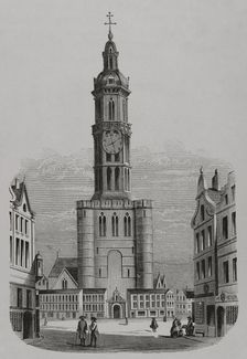 The Belfry of Brussels, Belgium, 1877. Creator: Unknown