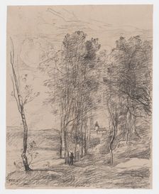 The Belfry of St.-Nicolas-les-Arras, 1871-72. Creator: Jean-Baptiste-Camille Corot