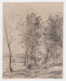 The Belfry of St.-Nicolas-les-Arras, 1871-72. Creator: Jean-Baptiste-Camille Corot