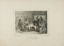 The Belgian Curate: I have served under the great man!, 1832–33. Creator: Auguste Raffet