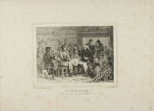 The Belgian Curate: I have served under the great man!, 1832–33. Creator: Auguste Raffet