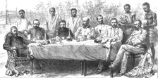 'The Belgium Anti-Slavery Society on the Congo; The Banquet given to the Society at the Italian Con Creator: Unknown