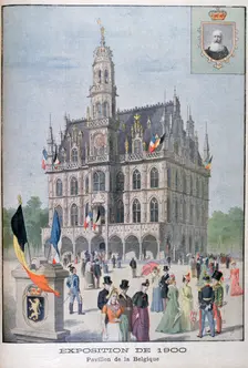 The Belgium pavilion at the Universal Exhibition of 1900, Paris, 1900