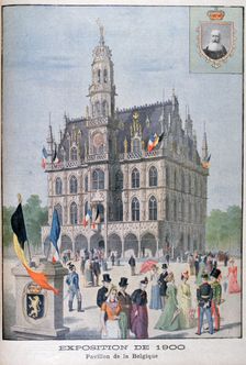 The Belgium pavilion at the Universal Exhibition of 1900, Paris, 1900