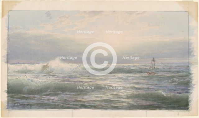 The Bell Buoy, 1894. Creator: William Trost Richards.