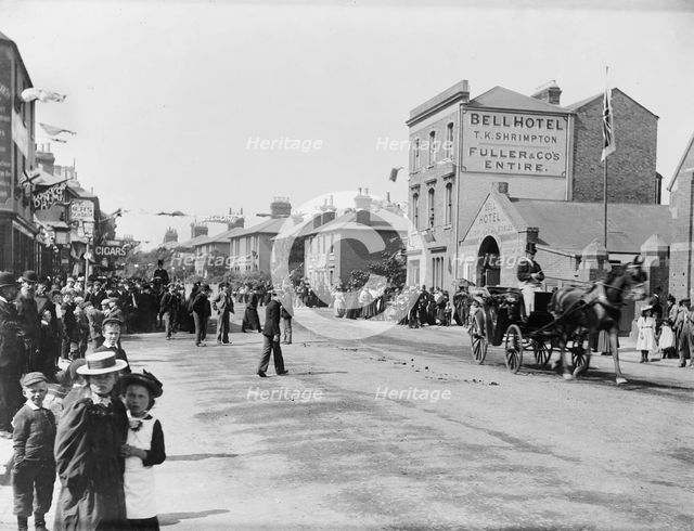 The Bell Hotel, King Street, Maidenhead, Berkshire, c1860-c1922. Artist: Henry Taunt