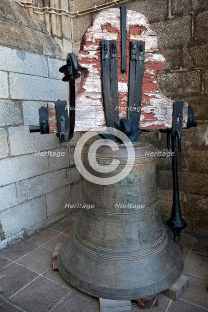 The bell in the Cathedral of Evora, Portugal, 2009. Creator: Samuel Magal.