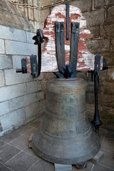 The bell in the Cathedral of Evora, Portugal, 2009. Creator: Samuel Magal