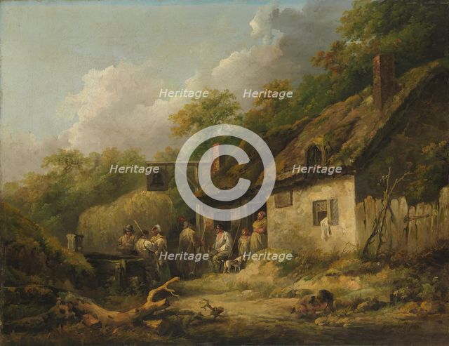 The Bell Inn, late 1780s. Creator: George Morland.