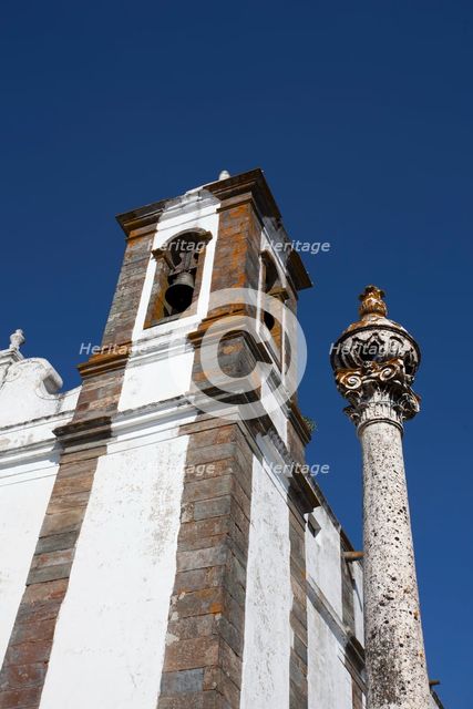 The bell tower of the parish church of Monsaraz, Portugal, 2009. Creator: Samuel Magal.