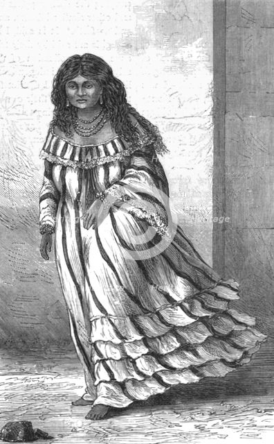 ''The belle of the Guajiro village; A Visit to the Guajiro Indians of Maracaibo, Venezuela', 1875. Creator: A Goering.
