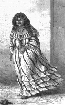 'The belle of the Guajiro village; A Visit to the Guajiro Indians of Maracaibo, Venezuela 1875. Creator: A Goering