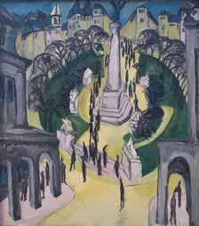 The Belle Alliance Square in Berlin, 1914