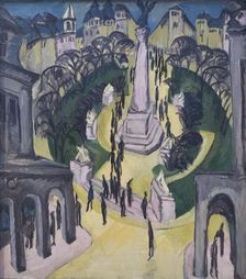 The Belle Alliance Square in Berlin, 1914