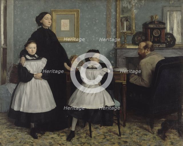 The Bellelli Family, 1858-1867. Artist: Degas, Edgar (1834-1917)