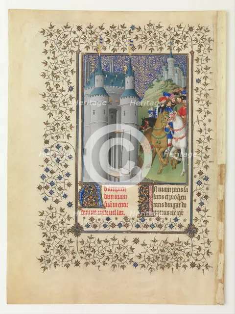 The Belles Heures of Jean de France, Duc de Berry, 1412-1416. Artist: Limbourg brothers (active 1385-1416)