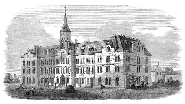 The Belleville Institution for the Deaf and Dumb, Hastings County, Ontario, Upper Canada, 1871. Creator: Unknown.