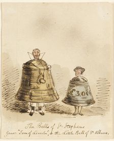 The Bells of Saint Stephens, n.d. Creator: John Leech