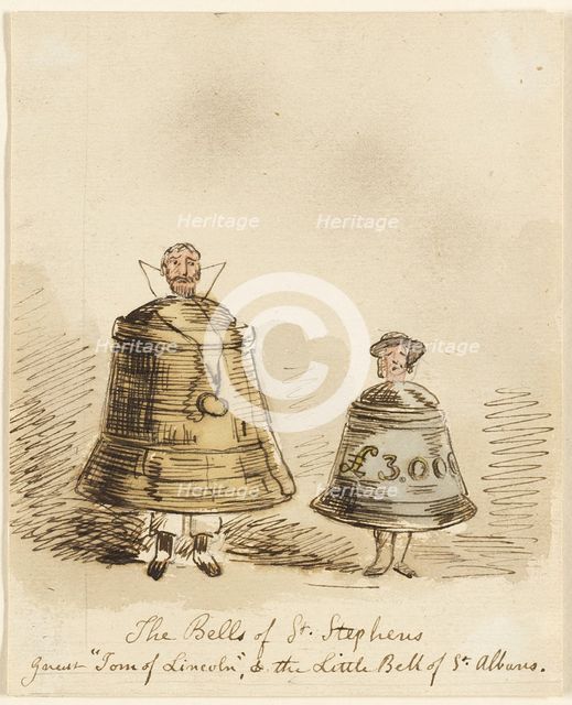 The Bells of Saint Stephens, n.d. Creator: John Leech.
