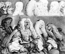 The Bench, 1758. Creator: Hogarth, William (1697-1764)