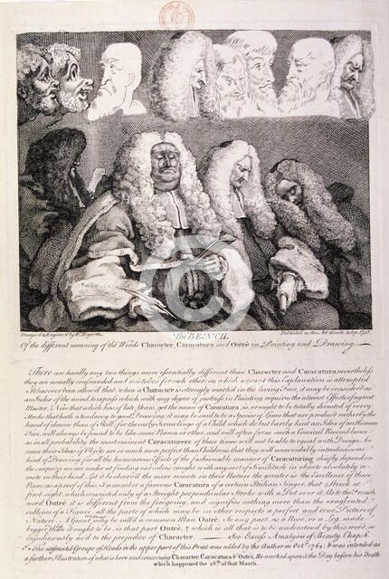 'The Bench', 1758. Artist: William Hogarth