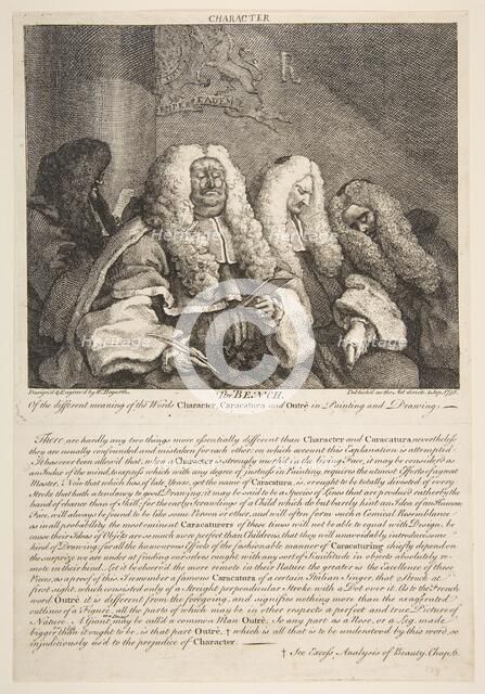 The Bench, September 1758. Creator: William Hogarth.