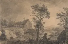 The Bend in the River, 1767. Creator: Simon Mathurin Lantara