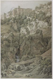 The Benedictine Convent of Santa Scholastica near Subiaco in the Sabine Mountains, 1797. Creator: Reinhart, Johann Christian (1761-1847)