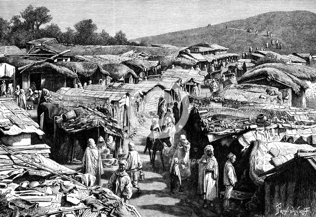 The Beni-Ramasses quarter, Constantine, Algeria, 1895.Artist: Ivan Pranishnikoff