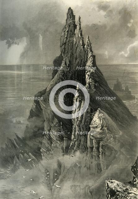 'The Bent Cliff (West Coast of Ireland)', c1870.