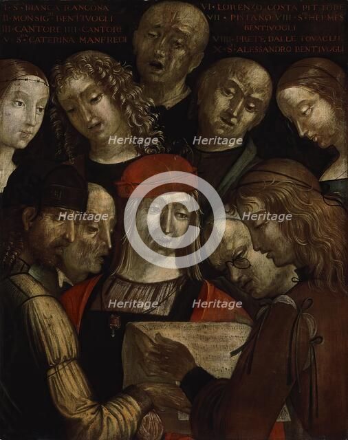 The Bentivoglio Family, 1493. Creator: Lorenzo Costa.