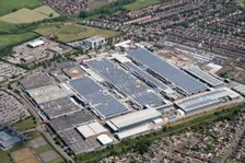 The Bentley Motors car factory, Cheshire East, 2017. Creator: Damian Grady
