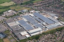 The Bentley Motors car factory, Cheshire East, 2017. Creator: Damian Grady
