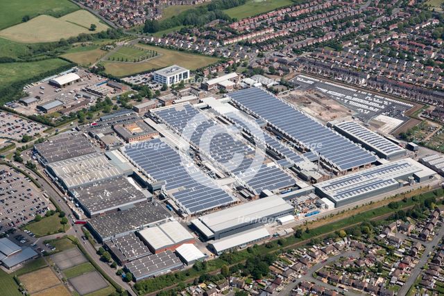 The Bentley Motors car factory, Cheshire East, 2017. Creator: Damian Grady.