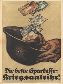 The best savings bank: war bonds!, 1918