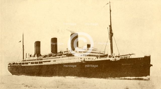 'The "Berengaria" (Cunard Line), 52,700 Tons', c1930. Creator: Unknown.