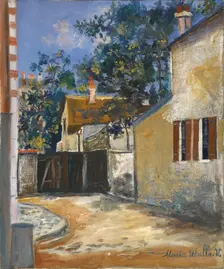 The Berlioz House, Montmartre, c. 1920. Creator: Maurice Utrillo