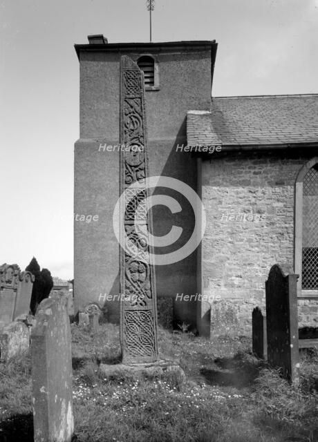 The Bewcastle Cross, Bewcastle, Cumbria, 1958. Artist: Herbert Felton
