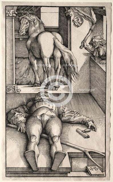 The Bewitched Groom, 1544-45. Creator: Hans Baldung (German, 1484/85-1545).